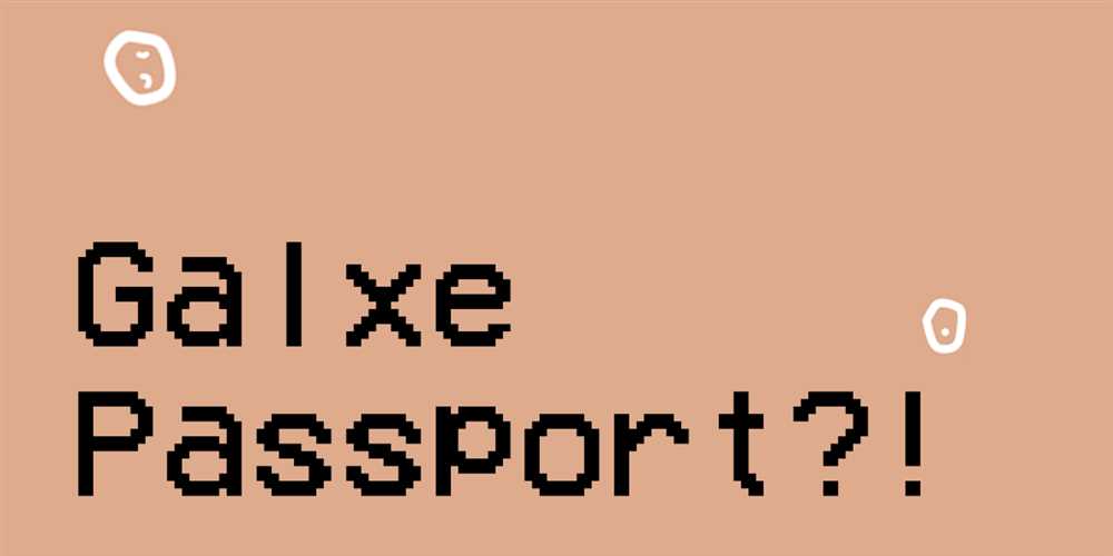 Welcome to Galxe Passport